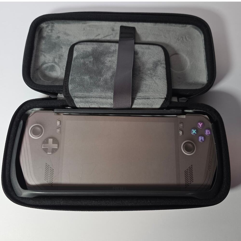 New Open Box ROG Ally X Skull & Co Grip and Case bundle 75° Stand design Black